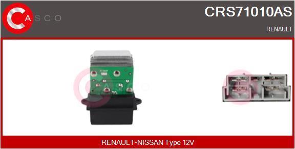 Résistance, pulseur d'air habitacle (Élément de commande, chauffage/ventilation) CASCO SRL ref. CRS71010AS