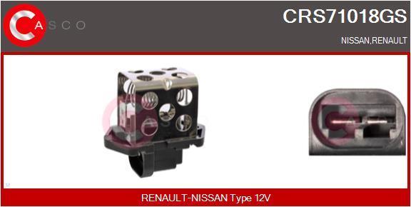 Resistência ventilador do motor CASCO SRL ref. CRS71018GS