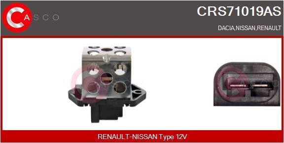 Resistência ventilador do motor CASCO SRL ref. CRS71019AS