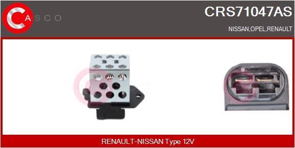 Resistência ventilador do motor CASCO SRL ref. CRS71047AS