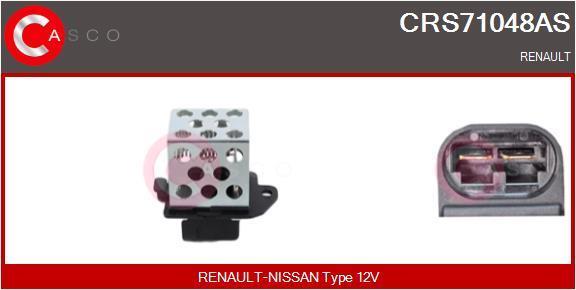 Resistencia en serie, electromotor de ventilador CASCO SRL ref. CRS71048AS