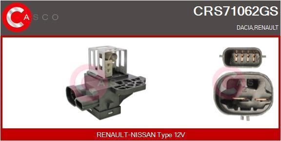 Resistência ventilador do motor CASCO SRL ref. CRS71062GS