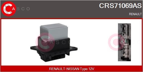 Resistencia, ventilador habitáculo CASCO SRL ref. CRS71069AS