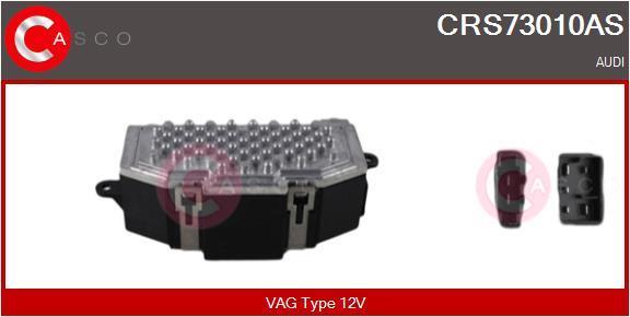 Resistência, ventilador de ar da cabina CASCO SRL ref. CRS73010AS