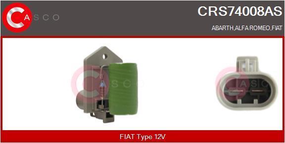 Resistência ventilador do motor CASCO SRL ref. CRS74008AS