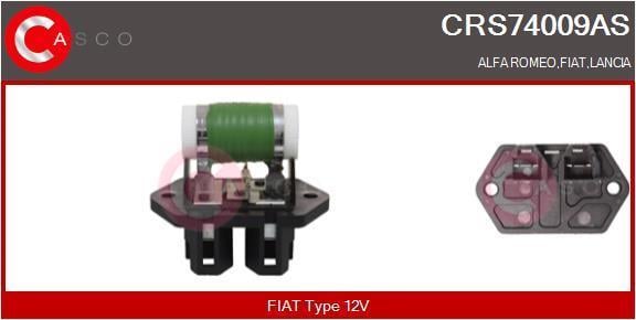 Resistencia en serie, electromotor de ventilador CASCO SRL ref. CRS74009AS