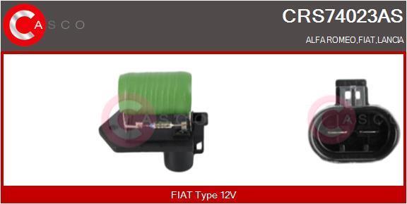 Resistência ventilador do motor CASCO SRL ref. CRS74023AS