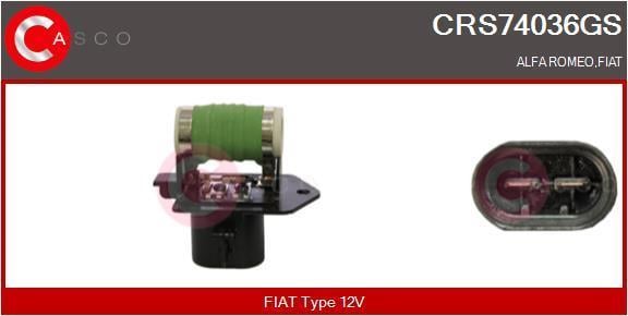 Resistência ventilador do motor CASCO SRL ref. CRS74036GS