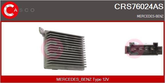 Résistance, pulseur d'air habitacle (Élément de commande, chauffage/ventilation) CASCO SRL ref. CRS76024AS
