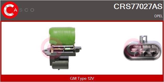 Resistência ventilador do motor CASCO SRL ref. CRS77027AS
