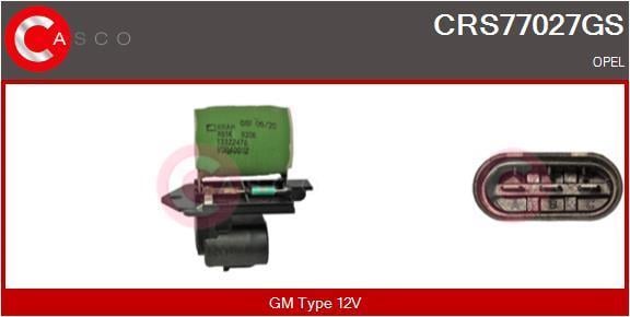 Resistência ventilador do motor CASCO SRL ref. CRS77027GS