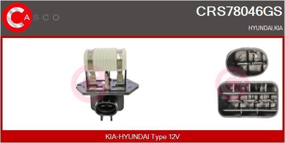 Resistência ventilador do motor CASCO SRL ref. CRS78046GS