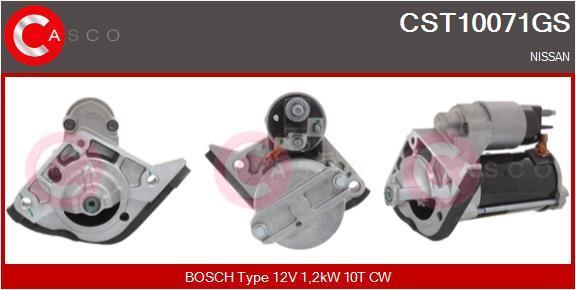 Motor de arranque (Arrancador) CASCO SRL ref. CST10071GS