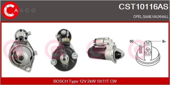 Motor de arranque CASCO SRL ref. CST10116AS