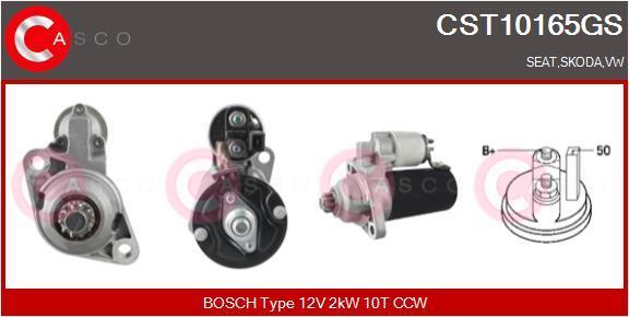 Motor de arranque (Arrancador) CASCO SRL ref. CST10165GS