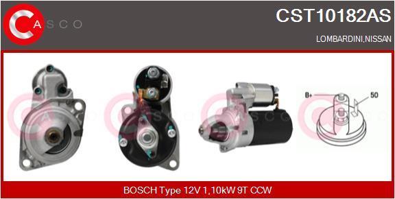 Motor de arranque CASCO SRL ref. CST10182AS