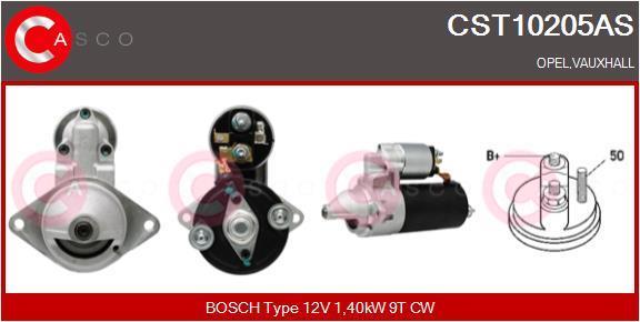 Motor de arranque CASCO SRL ref. CST10205AS