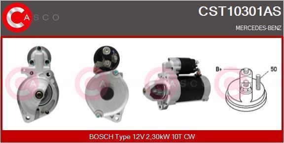 Motor de arranque CASCO SRL ref. CST10301AS