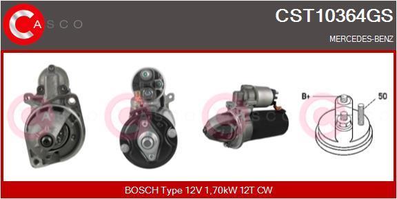 Motor de arranque CASCO SRL ref. CST10364GS