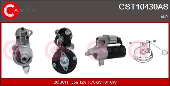 Motor de arranque (Arrancador) CASCO SRL ref. CST10430AS