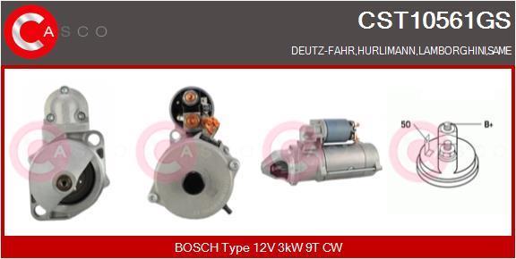 Motor de arranque (Arrancador) CASCO SRL CST10561GS