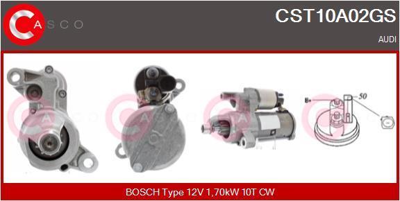 Motor de arranque (Arrancador) CASCO SRL ref. CST10A02GS