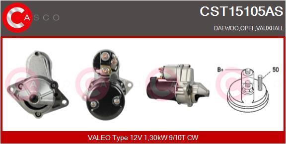 Démarreur CASCO SRL ref. CST15105AS