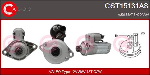 Motor de arranque (Arrancador) CASCO SRL ref. CST15131AS