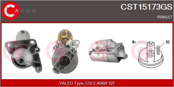 Motor de arranque (Arrancador) CASCO SRL ref. CST15173GS