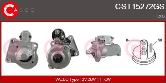 Motor de arranque (Arrancador) CASCO SRL ref. CST15272GS
