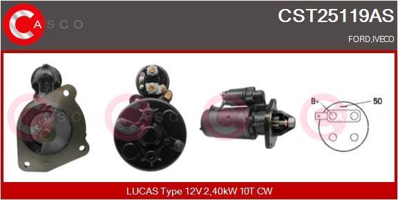 Démarreur CASCO SRL ref. CST25119AS