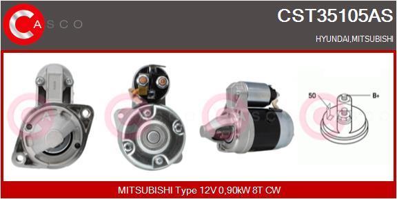 Démarreur CASCO SRL ref. CST35105AS