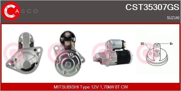 Motor de arranque CASCO SRL ref. CST35307GS