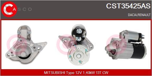 Motor de arranque CASCO SRL ref. CST35425AS