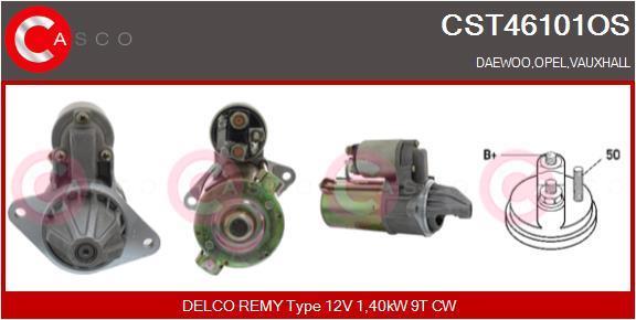 Motor de arranque (Arrancador) CASCO SRL ref. CST46101OS