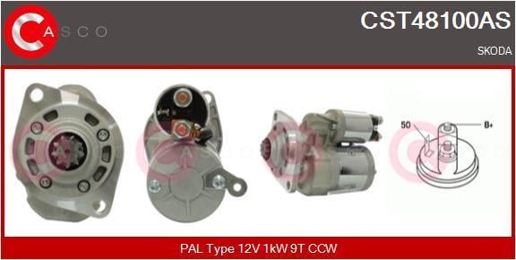Motor de arranque (Arrancador) CASCO SRL ref. CST48100AS