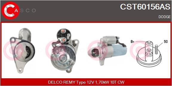 Motor de arranque (Arrancador) CASCO SRL ref. CST60156AS