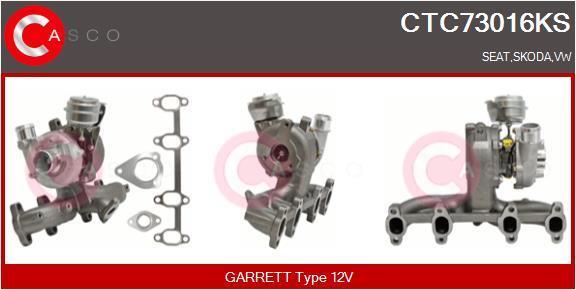 Turbocompresseur (Turbo) CASCO SRL ref. CTC73016KS