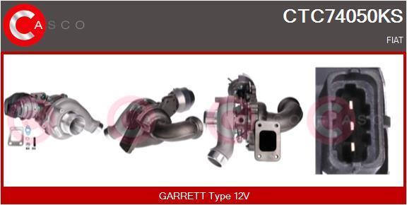 Turbocompresseur (Turbo) CASCO SRL ref. CTC74050KS