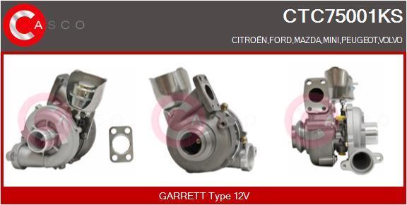 Turbocompresseur (Turbo) CASCO SRL ref. CTC75001KS