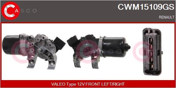 Motor del limpiaparabrisas CASCO SRL ref. CWM15109GS