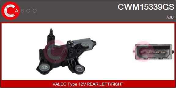 Motor del limpiaparabrisas CASCO SRL ref. CWM15339GS