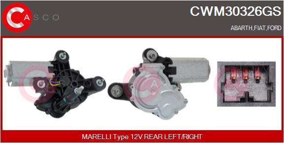 Moteur d'essuie-glace CASCO SRL ref. CWM30326GS