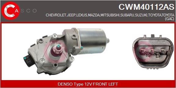 Moteur d'essuie-glace CASCO SRL ref. CWM40112AS