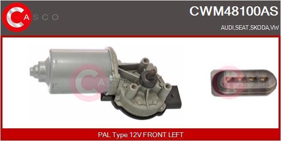 Motor de limpa-vidros CASCO SRL ref. CWM48100AS