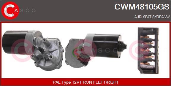 Moteur d'essuie-glace CASCO SRL ref. CWM48105GS