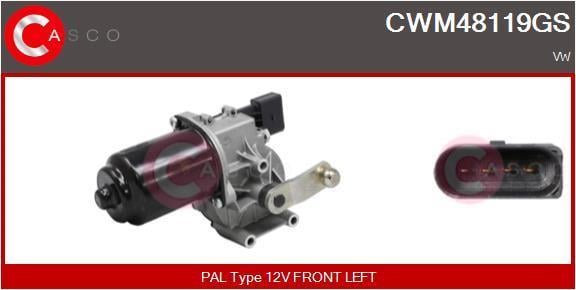 Motor del limpiaparabrisas CASCO SRL ref. CWM48119GS