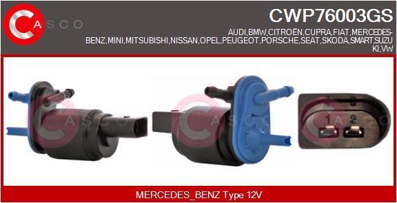 Pompe de lave-glace CASCO SRL ref. CWP76003GS