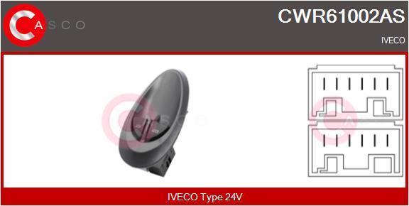 Interruptor, elevalunas CASCO SRL ref. CWR61002AS