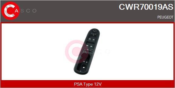 Interruptor, elevalunas CASCO SRL ref. CWR70019AS